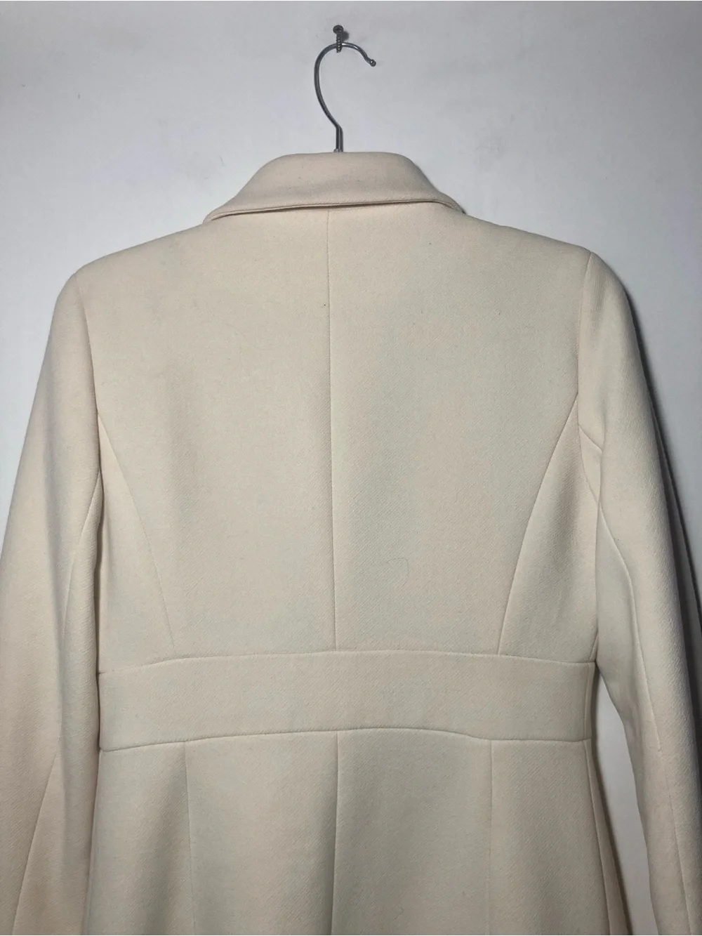 J. Crew Vintage Classic Lady Day Wool Coat A-Line Defined Waist & Pockets Size 2